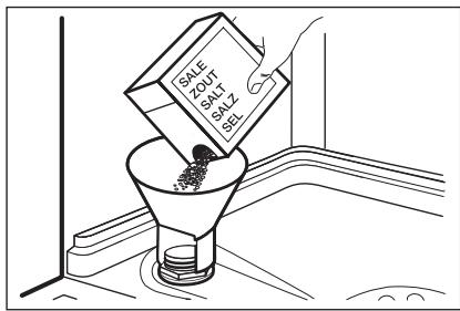 AEG-ELECTROLUX GA60LI221OLATEST - Filling the salt container - 1