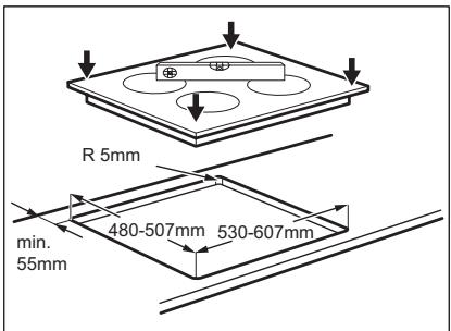 AEG-ELECTROLUX GK653TSIF - Montage - 5