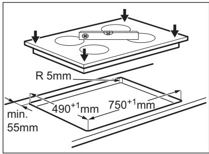 AEG-ELECTROLUX GK78IO - Pour FIXER le JOINT. - 4