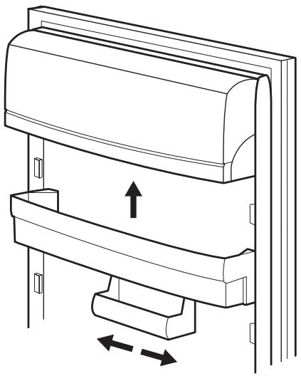 AEG-ELECTROLUX IK134530RE - Positioning the door shelves - 1