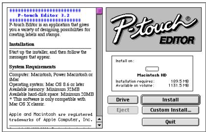 BROTHER PTOUCH PT-3600 - Avec un mac OS d'une version antérieure à OS x: - 4