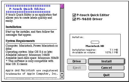 BROTHER PTOUCH PT-3600 - Remarque - 1