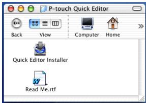 BROTHER PTOUCH PT-3600 - Dans le cas d'un mac OS x v10.1 ou v10.2: - 3
