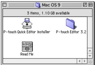 BROTHER PTOUCH PT-9600 - Pour un Mac OS de version antérieure au OS X: - 2