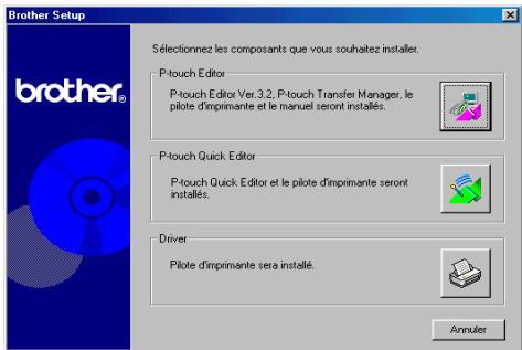BROTHER PTOUCH PT-9600 - Installation du logiciel P-touch Editor 3.2 - 2