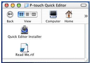 BROTHER PTOUCH PT-9600 - Dans le cas d'un Mac OS X v10.1 ou v10.2: - 3