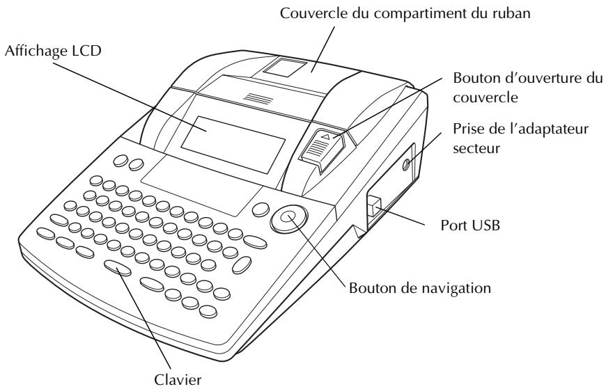 BROTHER PTOUCH PT-9600 - Vue du haut - 2