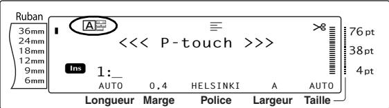 BROTHER PTOUCH PT-9600 - Fonction Cadre (CADRE) - 1