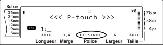 BROTHER PTOUCH PT-9600 - Fonction Police - 1