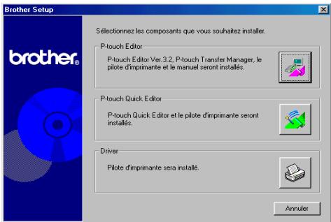 BROTHER PTOUCH PT-9600 - Pour installer le P-touch Quick Editor - 2