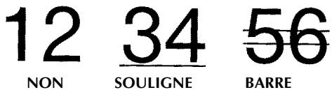 BROTHER PTOUCH PT-9600 - Fonction Effets de ligne (STYL./LIGNE) - 1