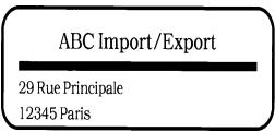 BROTHER PTOUCH PT-9600 - Gabarits préréglés  p. 70 - 1