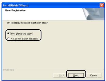 BROTHER P-TOUCH QL-650TD - Select if you want to register your printer and then [Next]. - 1