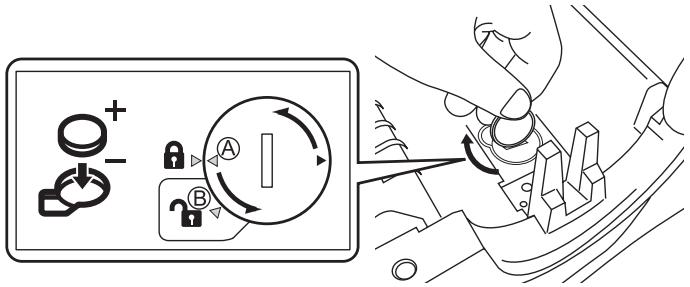 BROTHER P-TOUCH QL-650TD - Sostituzione della batteria al litio dell'orologio - 5
