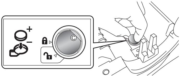 BROTHER P-TOUCH QL-650TD - Remplacement de la batterie au lithium de l'horloge - 9