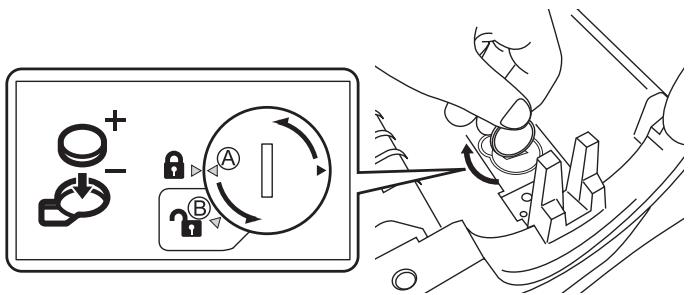 BROTHER P-TOUCH QL-650TD - Replacing the lithium clock battery - 5
