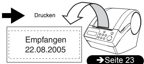 BROTHER P-TOUCH QL-650TD - Erstellen und drucken Sie das Etikett. - 2