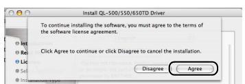 BROTHER P-TOUCH QL-650TD - Double click [QL-500 550 650TD Driver pkg] in [Mac OS X] folder. - 4