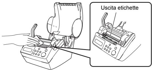 BROTHER P-TOUCH QL-650TD - Manutenzione del sistema di uscita delle etichette - 1