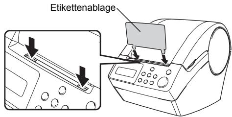 BROTHER P-TOUCH QL-650TD - Etikettenablage befestigen - 2