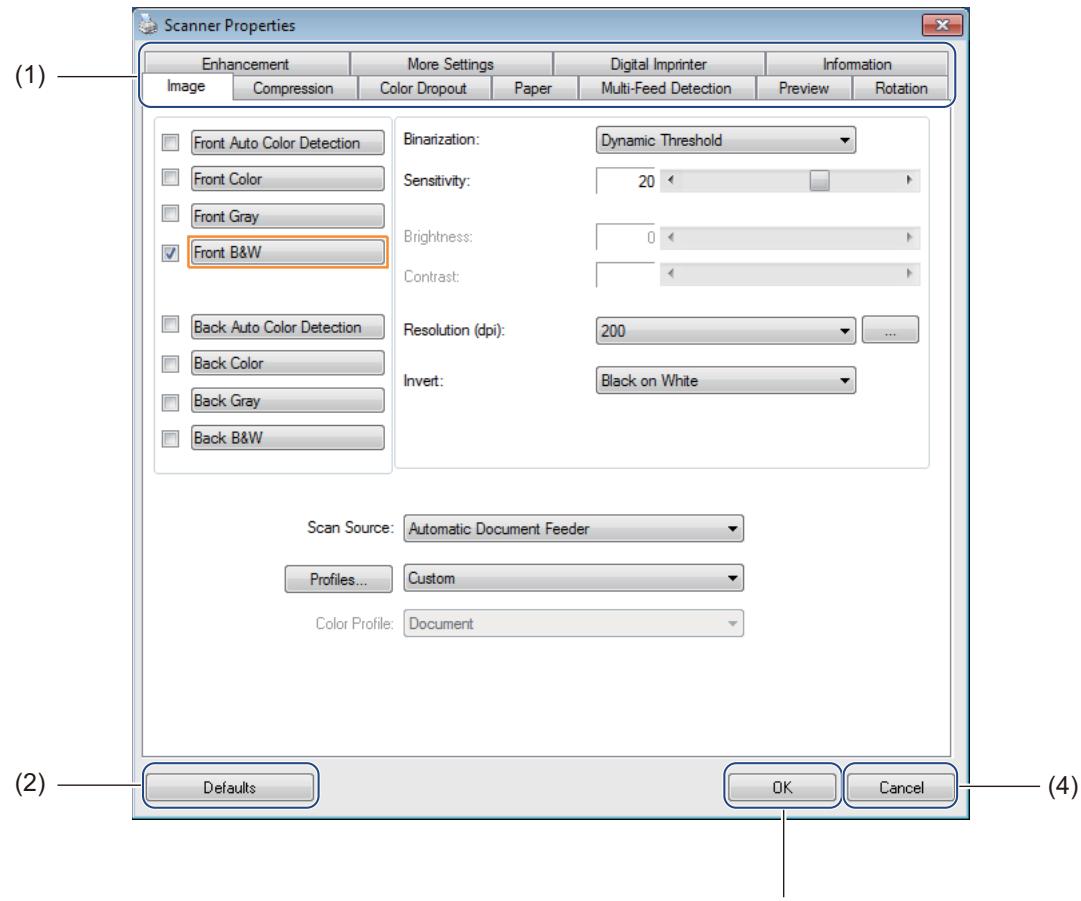 BROTHER PDS-5000 - Scanner Properties dialog box - 1