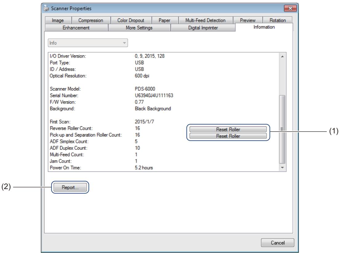 BROTHER PDS-5000 - Information tab - 1