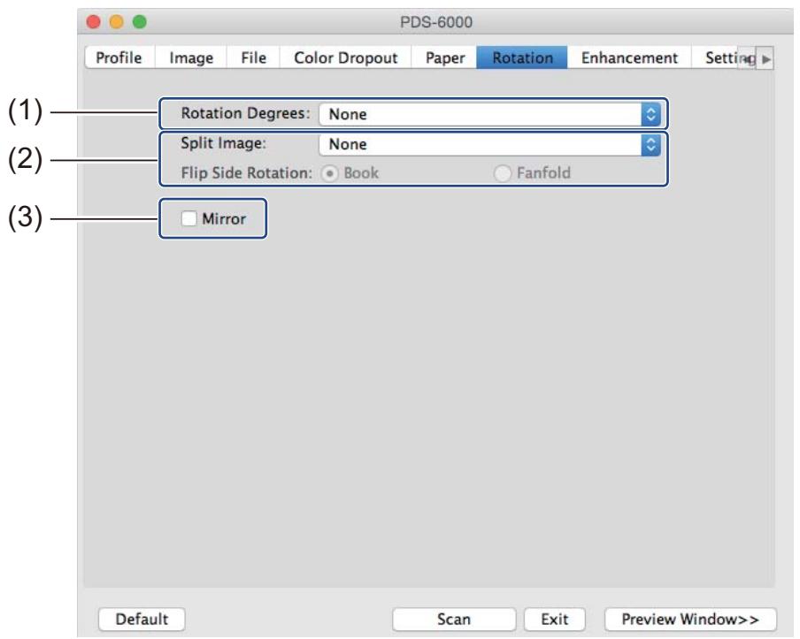 BROTHER PDS-6000 - Rotation tab - 1