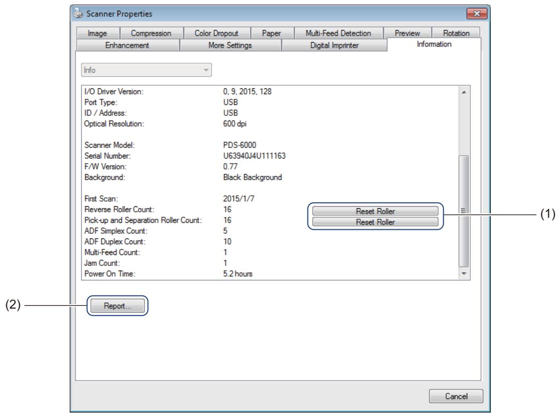 BROTHER PDS-6000 - Information tab - 1