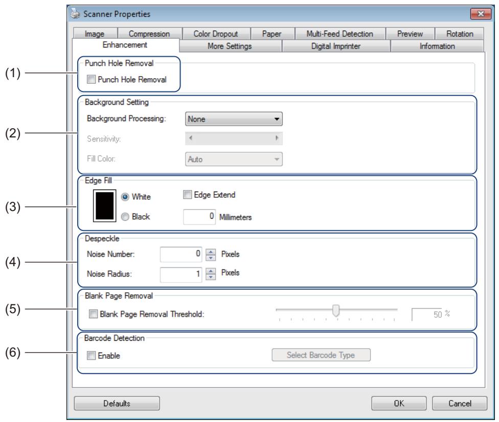 BROTHER PDS-6000 - Enhancement tab - 1