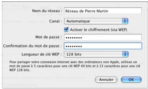 APPLE CREATION DE RESEAUX AIRPORT - Pour réactiver le partage internet : - 2