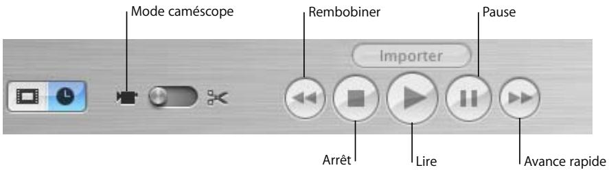 APPLE IMOVIE HD 5 - Pour importer votre vidéo dans imovie HD : - 1