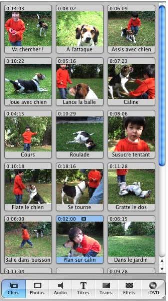 APPLE IMOVIE HD 5 - Pour importer votre vidéo dans imovie HD : - 2
