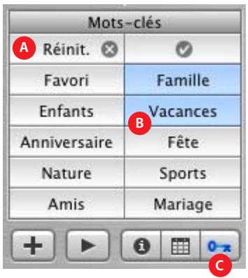 APPLE IPHOTO 5 - La sous-fenètre Mots-clés - 1