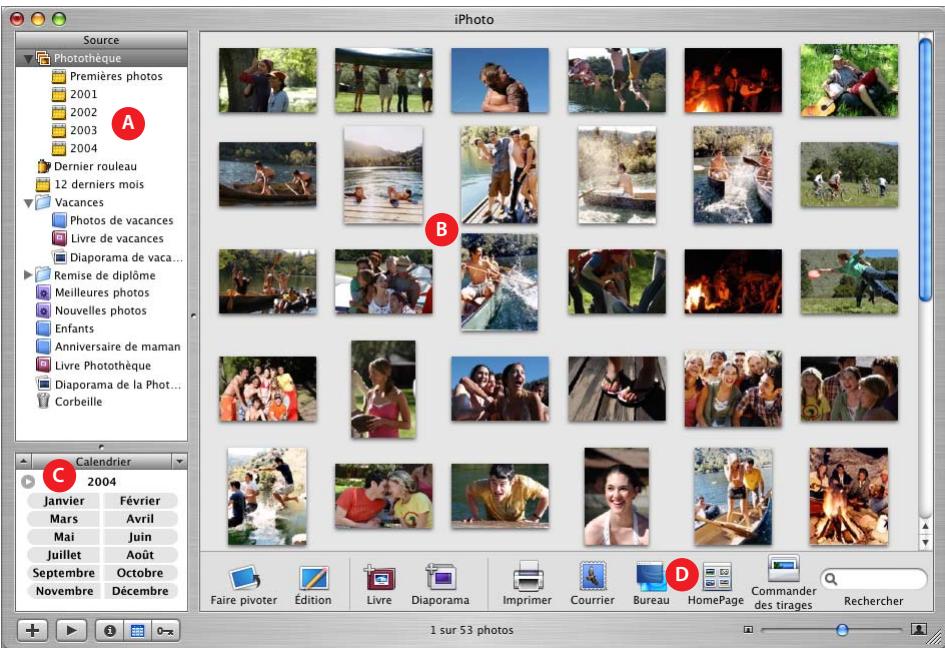 APPLE IPHOTO 5 - La fenêtre iPhoto - 1