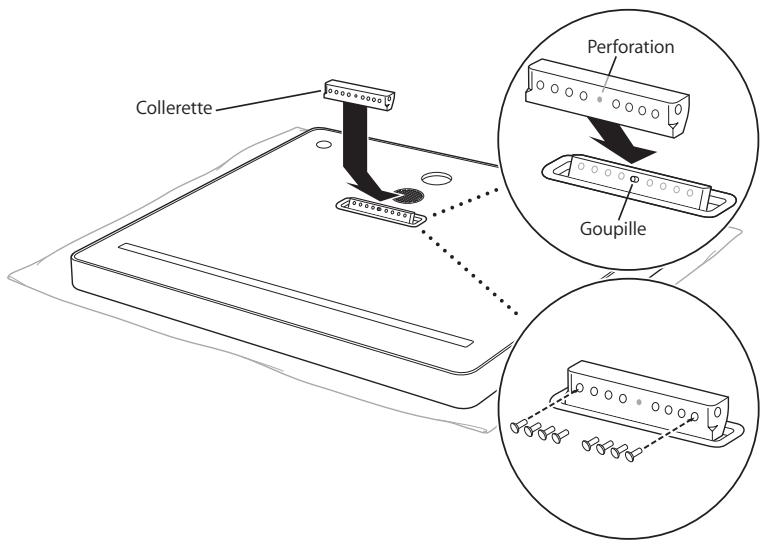 APPLE IMAC 24 INCH - Pour installer l'adaptateur de monture : - 6