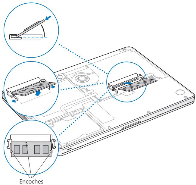 APPLE MACBOOK PRO 13 POUCES - Pour installer de la mémoire supplémentaire dans votre MacBook Pro : - 2