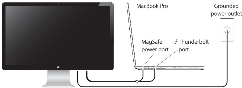 APPLE THUNDERBOLT DISPLAY - Setting Up Your Display - 1