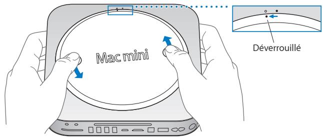 APPLE MAC MINI MD389F/A - Étape 3 : Retirez le fond du boîtier. - 1