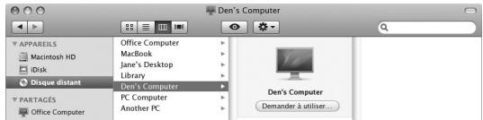 APPLE MAC MINI SERVER CORE I7 A 2,3 GHZ - Pour utiliser un DVD ou CD partagé : - 1