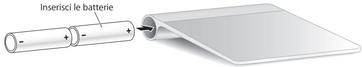 APPLE MAGIC TRACKPAD - Per cambiare le batterie: - 2