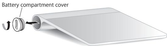 Battery compartment cover