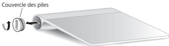 APPLE MAGIC TRACKPAD - Pour remplacer les piles : - 1