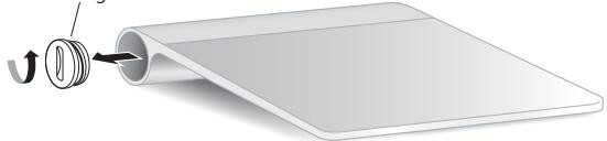 APPLE MAGIC TRACKPAD - Batterien austauschen: - 1