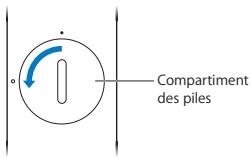 APPLE TV 3,  TV 3 - Remplacement de la pile de la télécommande - 1