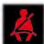 PEUGEOT 107 2008 - Témoin de ceinture conducteur non bouclée - 1