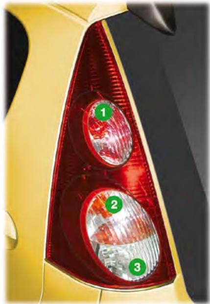 PEUGEOT 107 2008 - Feux de croisement / feux de route (H4 - 60/55w) - 1