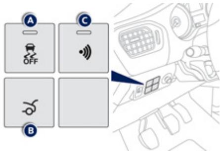 PEUGEOT 301 - Barrette de commandes - 1