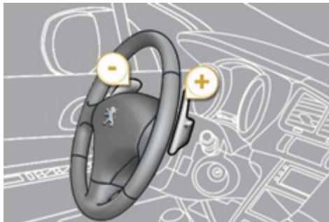 PEUGEOT 3008 2012 - Commandes sous-volant - 1