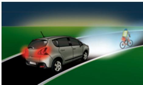 PEUGEOT 3008 2012 - ÉCLAIRAGE DIRECTIONNEL - 1