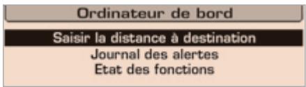 PEUGEOT 3008 2012 - Saisir la distance jusqu'à la destination - 2